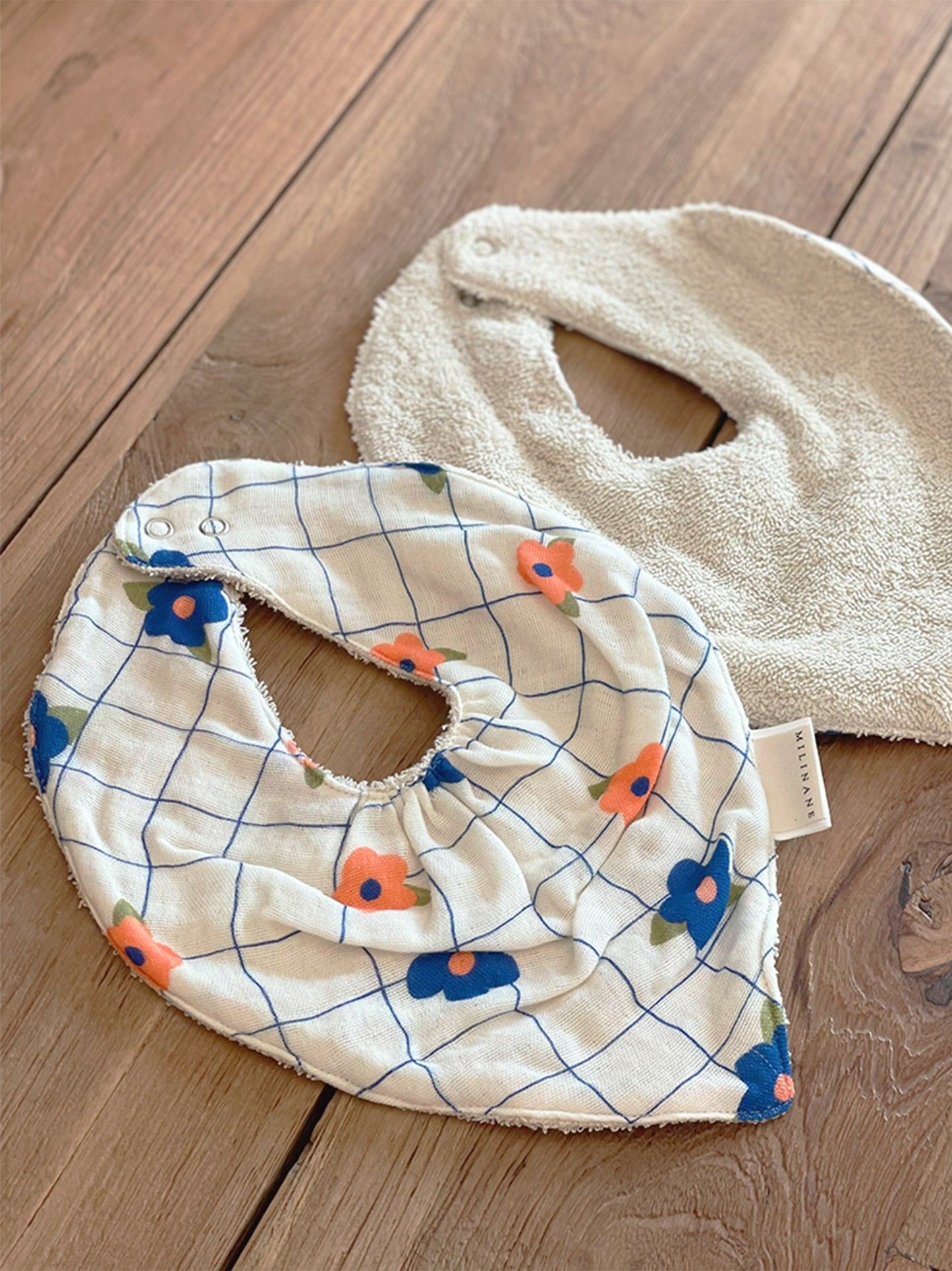 Lot de 2 bavoirs bandana - MAEL