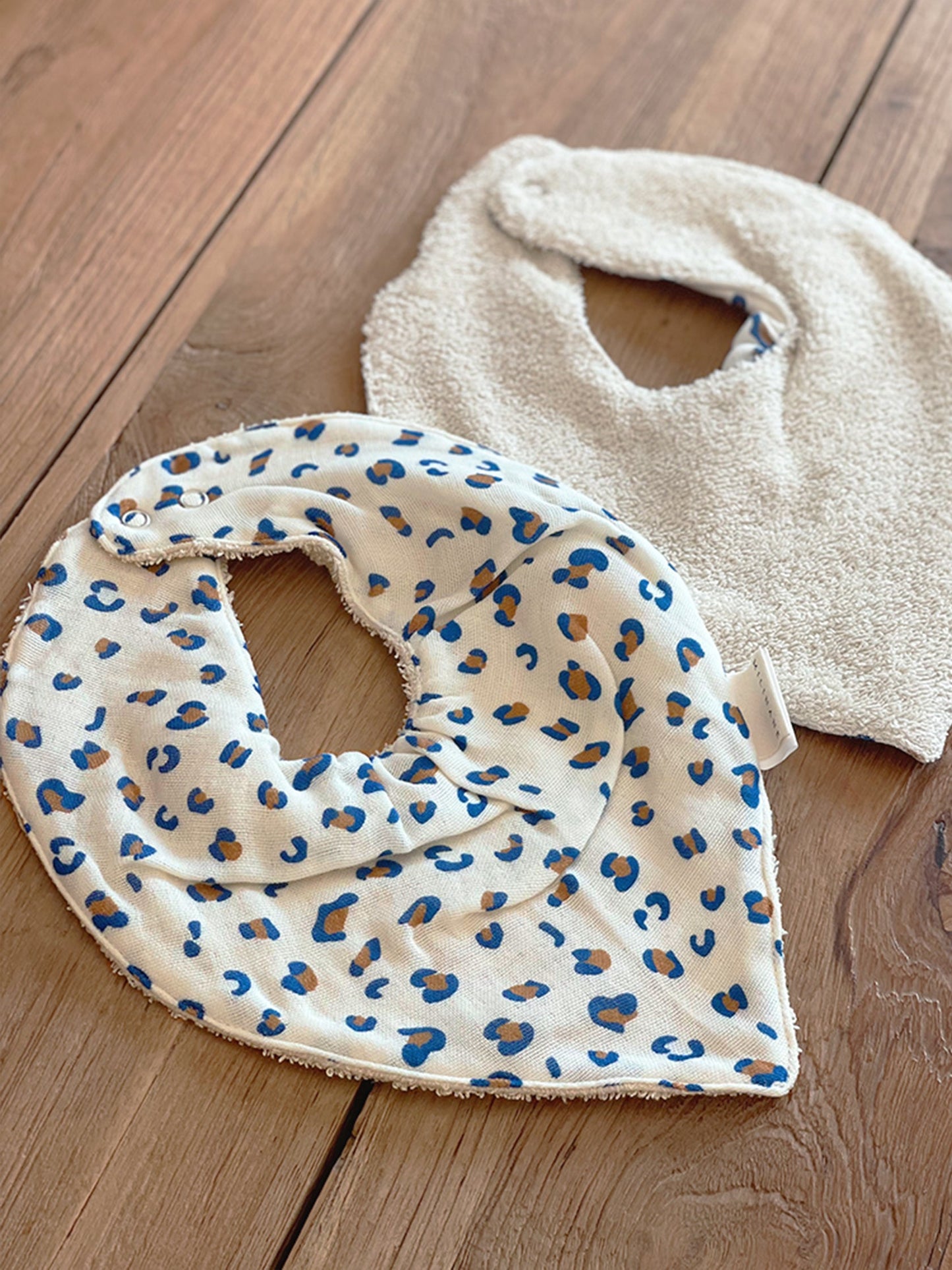 Lot de 2 bavoirs bandana - MAEL