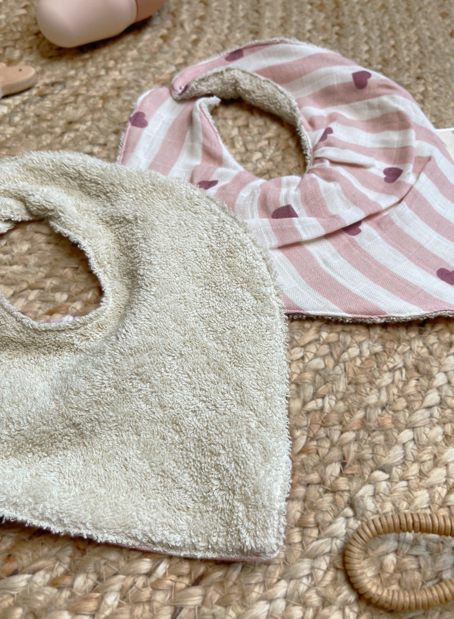 Lot de 2 bavoirs bandana - MAEL