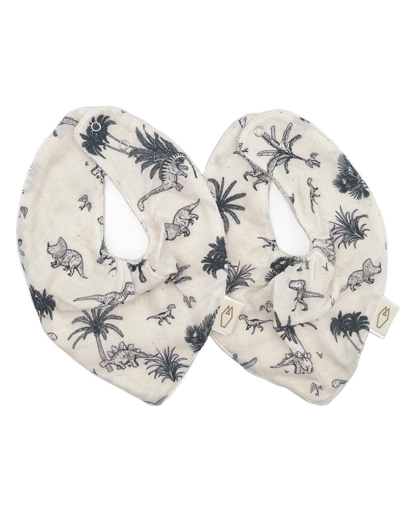 Lot de 2 bavoirs bandana - MAEL