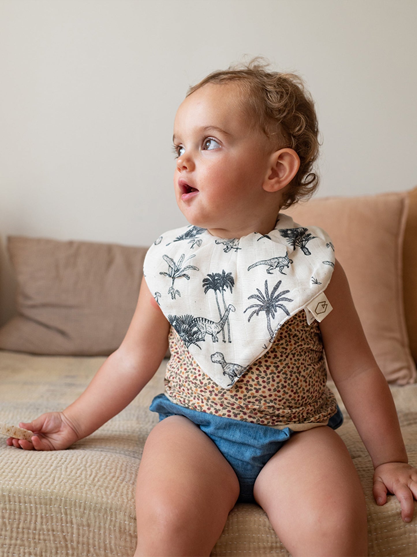 Lot de 2 bavoirs bandana - MAEL