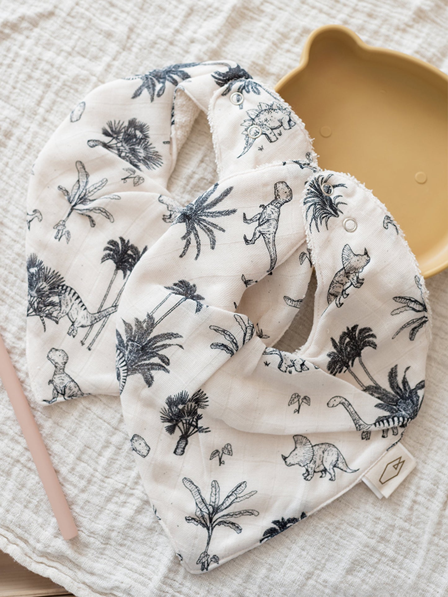 Lot de 2 bavoirs bandana - MAEL