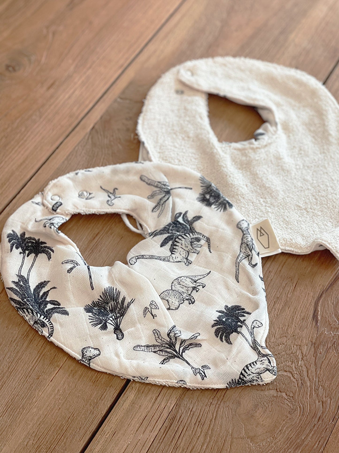 Lot de 2 bavoirs bandana - MAEL